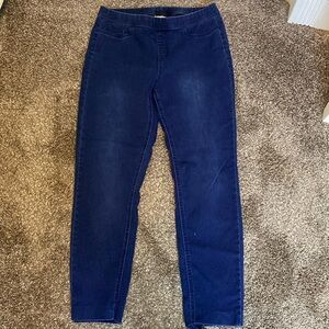 Roebuck & Co Women’s Dark Blue Jeggings Denim Leggings Sz 12